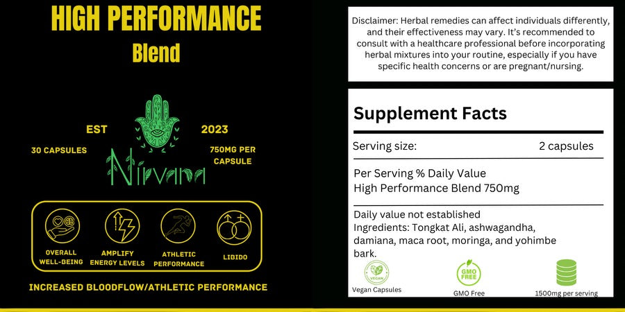 High Performance Supplement Blend
