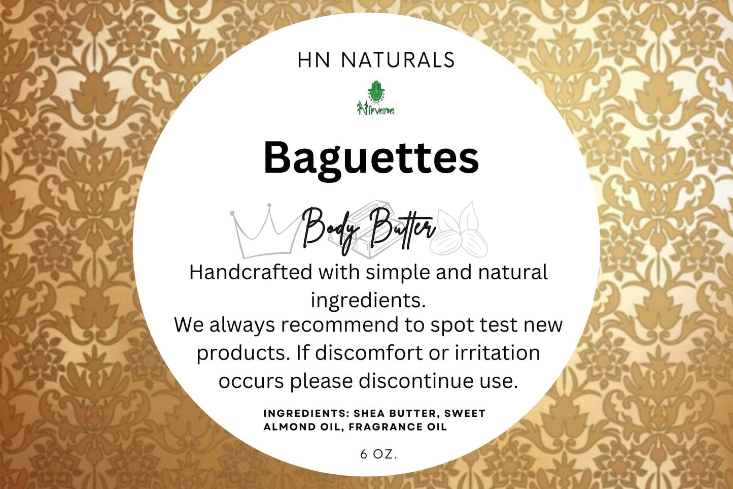 HN NATURALS - Baguettes Body Butter