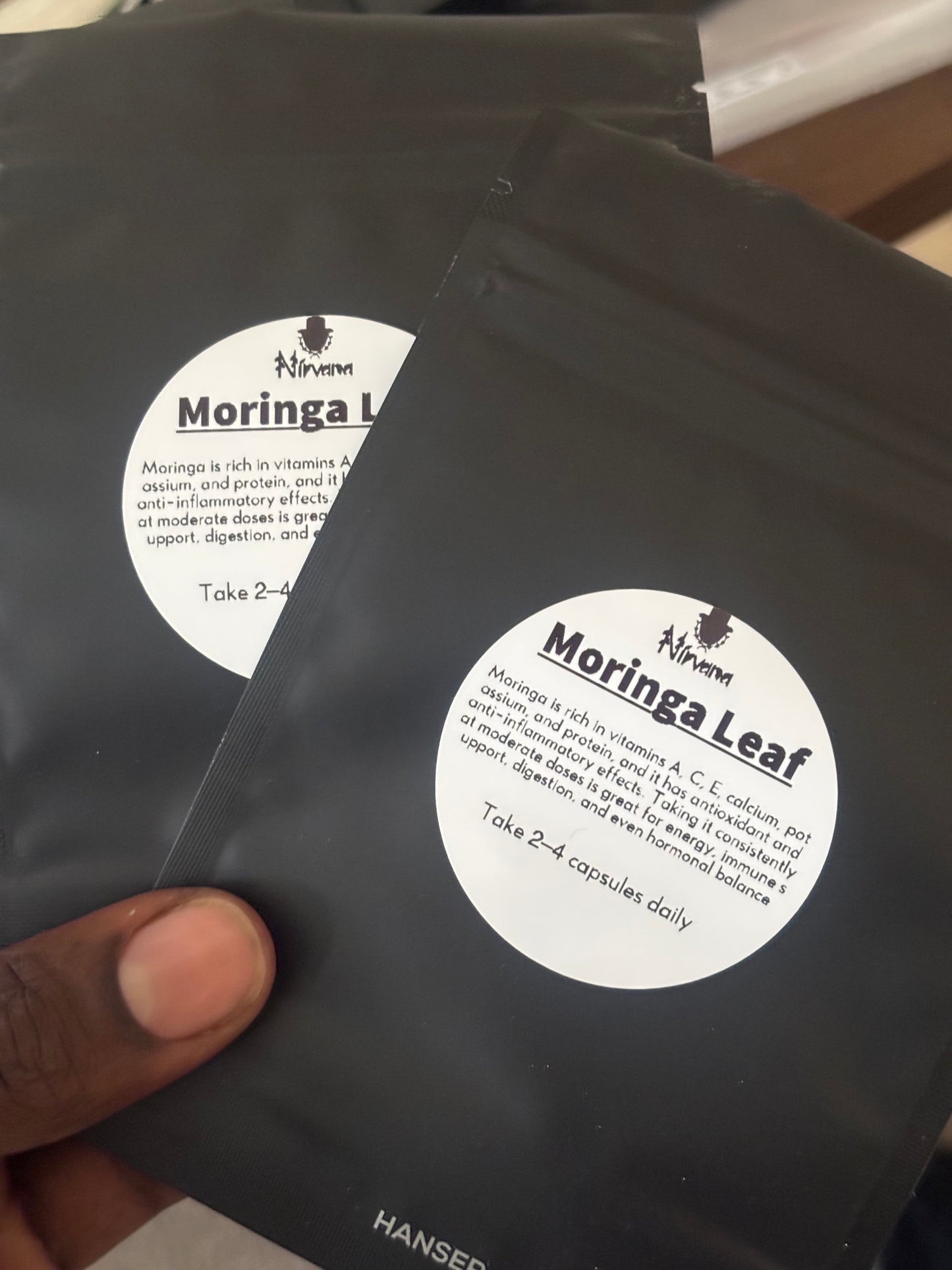 Moringa Supplement Capsules