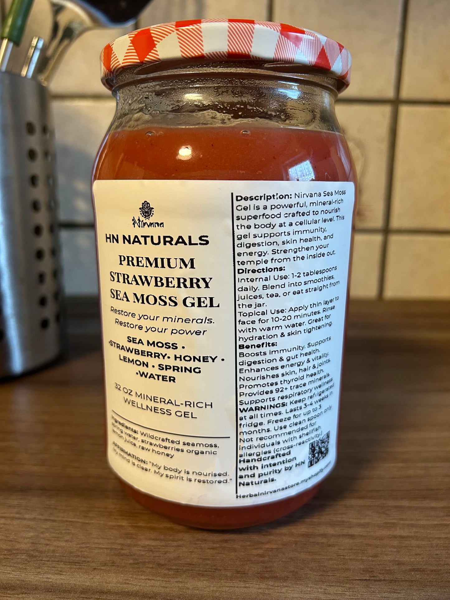 HN NATURALS - Premium Sea Moss Gel