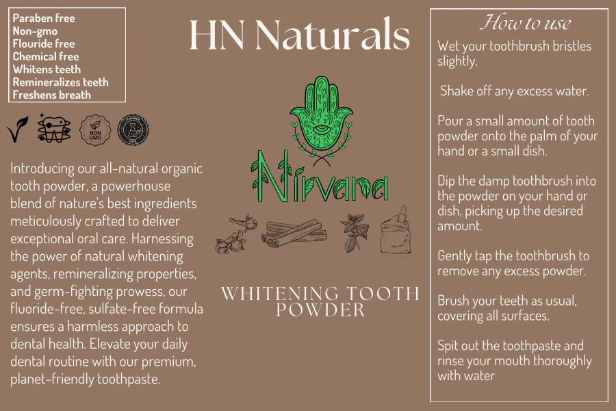 Whitening Tooth Powder (Organic)