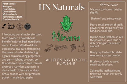 Whitening Tooth Powder (Organic)