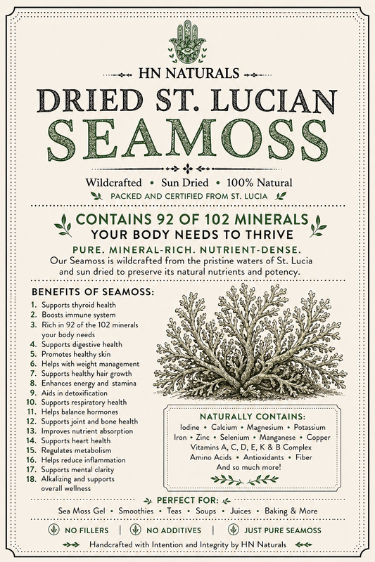 St. Lucian Sea Moss (Dried)