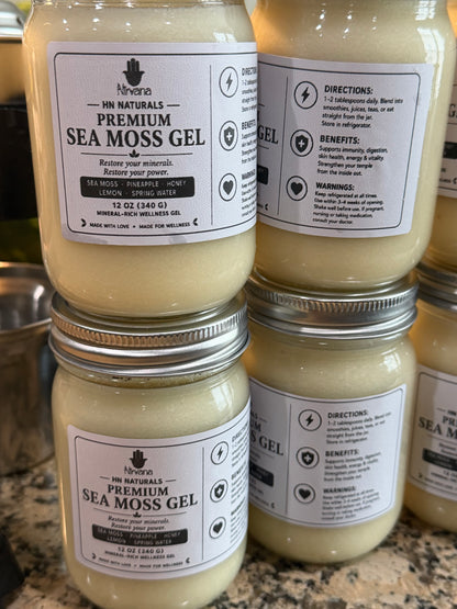 HN NATURALS - Premium Sea Moss Gel