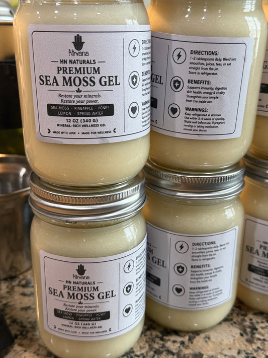 HN NATURALS - Premium Sea Moss Gel
