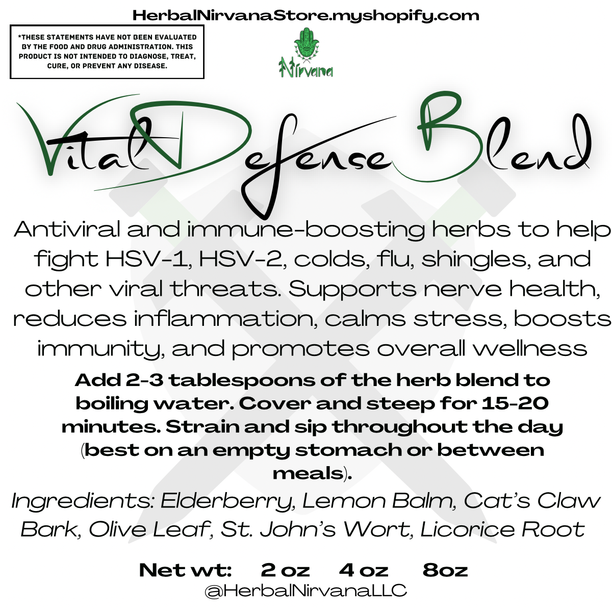 Vital Defense Tea Blend (HSV1/2)