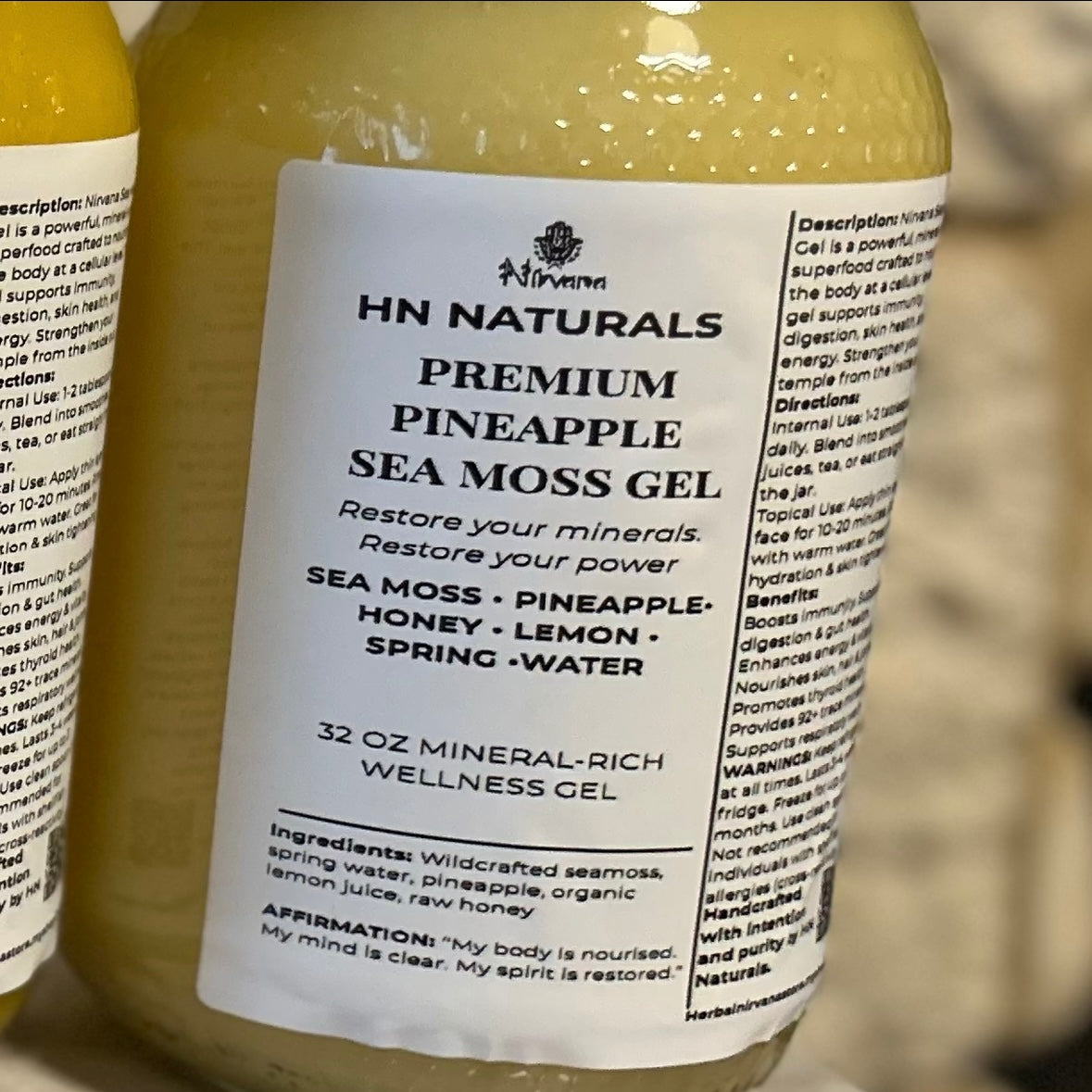 HN NATURALS - Premium Sea Moss Gel