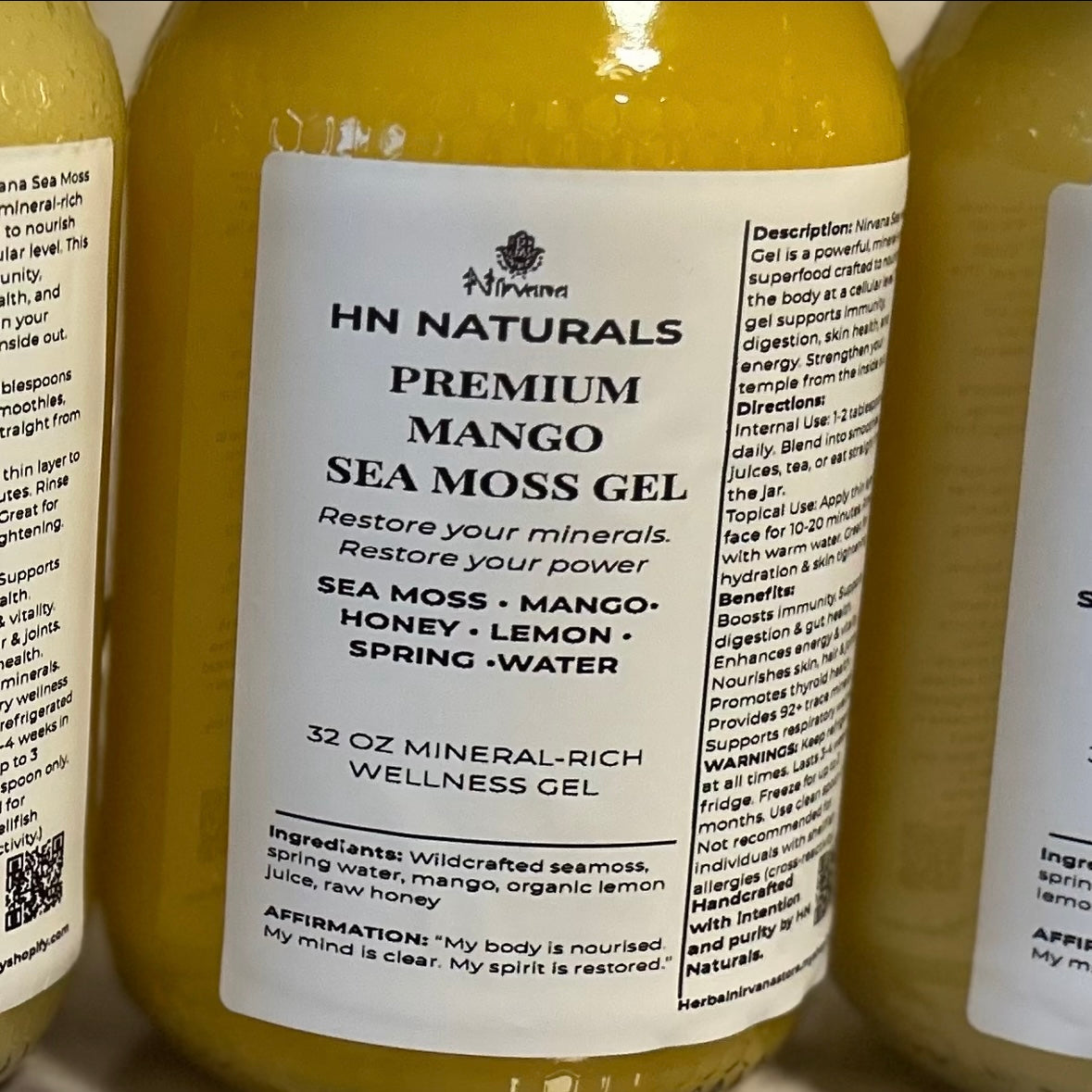 HN NATURALS - Premium Sea Moss Gel