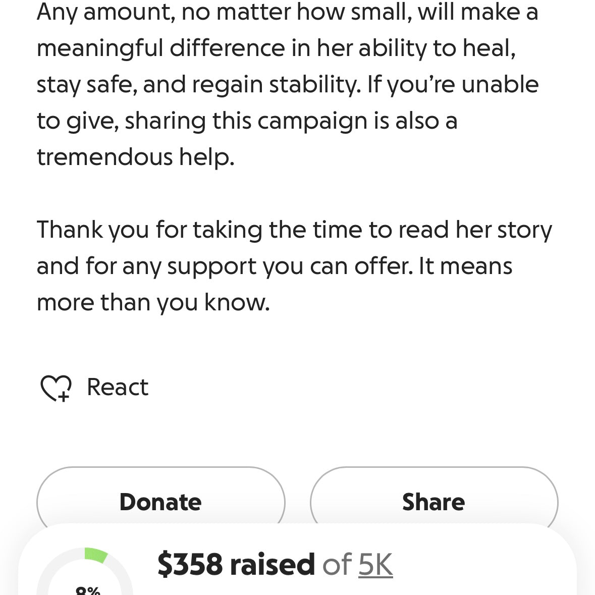 Community Support Contribution