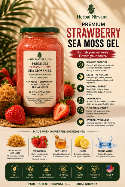 HN NATURALS - Premium Sea Moss Gel